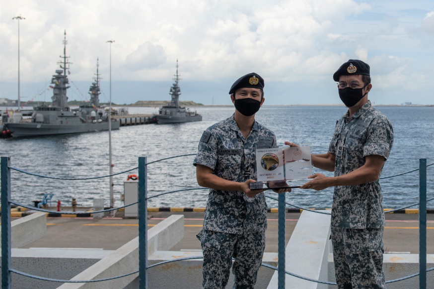 Receiving the Best Naval NS Unit Award for the fifth time in a row!