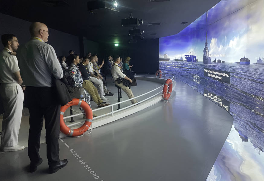 Participants were treated to an immersive experience at the refreshed Navy Museum. 