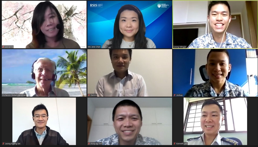 Participants and organisers of the webinar.