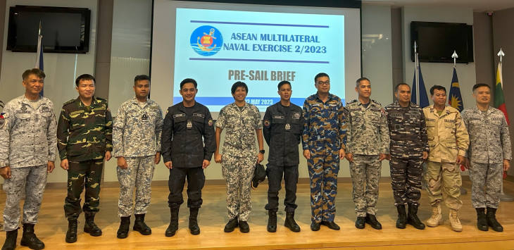 Singapore Navy Participates in the Second ASEAN Multilateral Naval Exercise