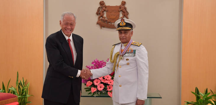 Former India Chief of Naval Staff Receives Prestigious Military Award