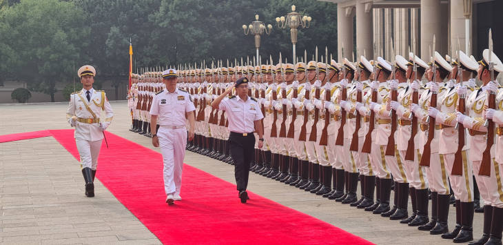 Chief of Navy RADM Wat Makes Introductory Visit to China