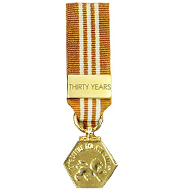 30 years medal