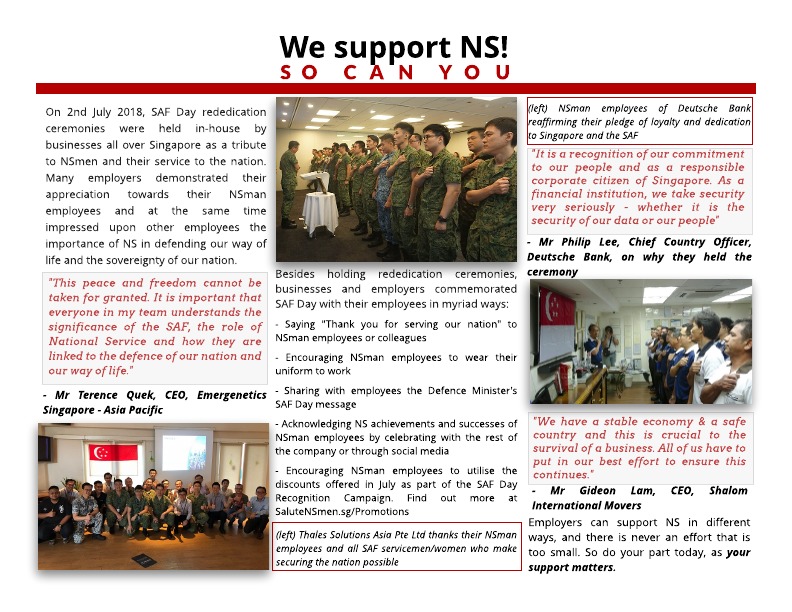 We Support NS! So Can You - 16 Jul 2018