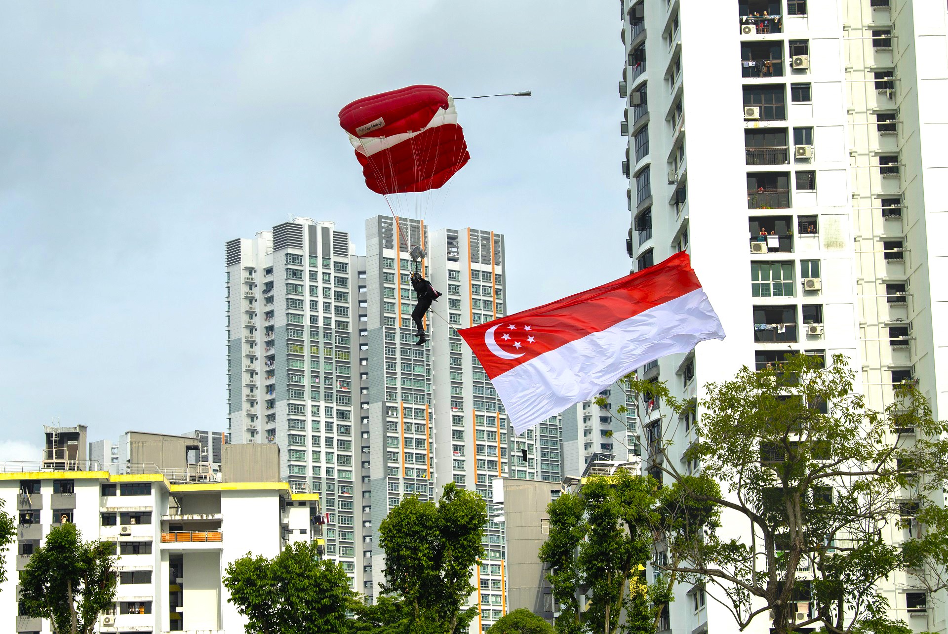 Biggest Red Lion team jumping in NDP 2022