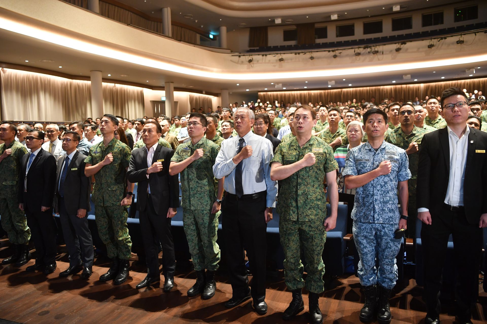 Servicemen reaffirm commitment to the defence of Singapore