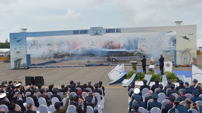 RSAF50 celebrations launched with special F-15SG paint scheme