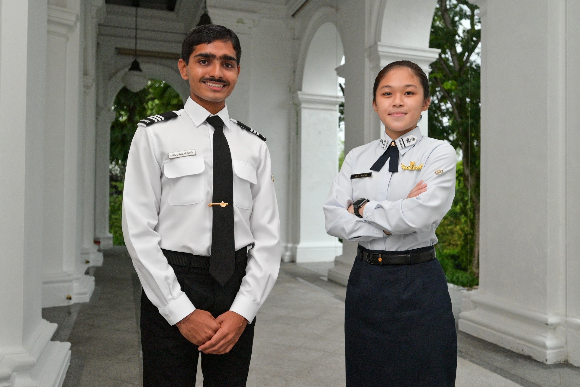 Scholars inspired to be defence leaders of tomorrow