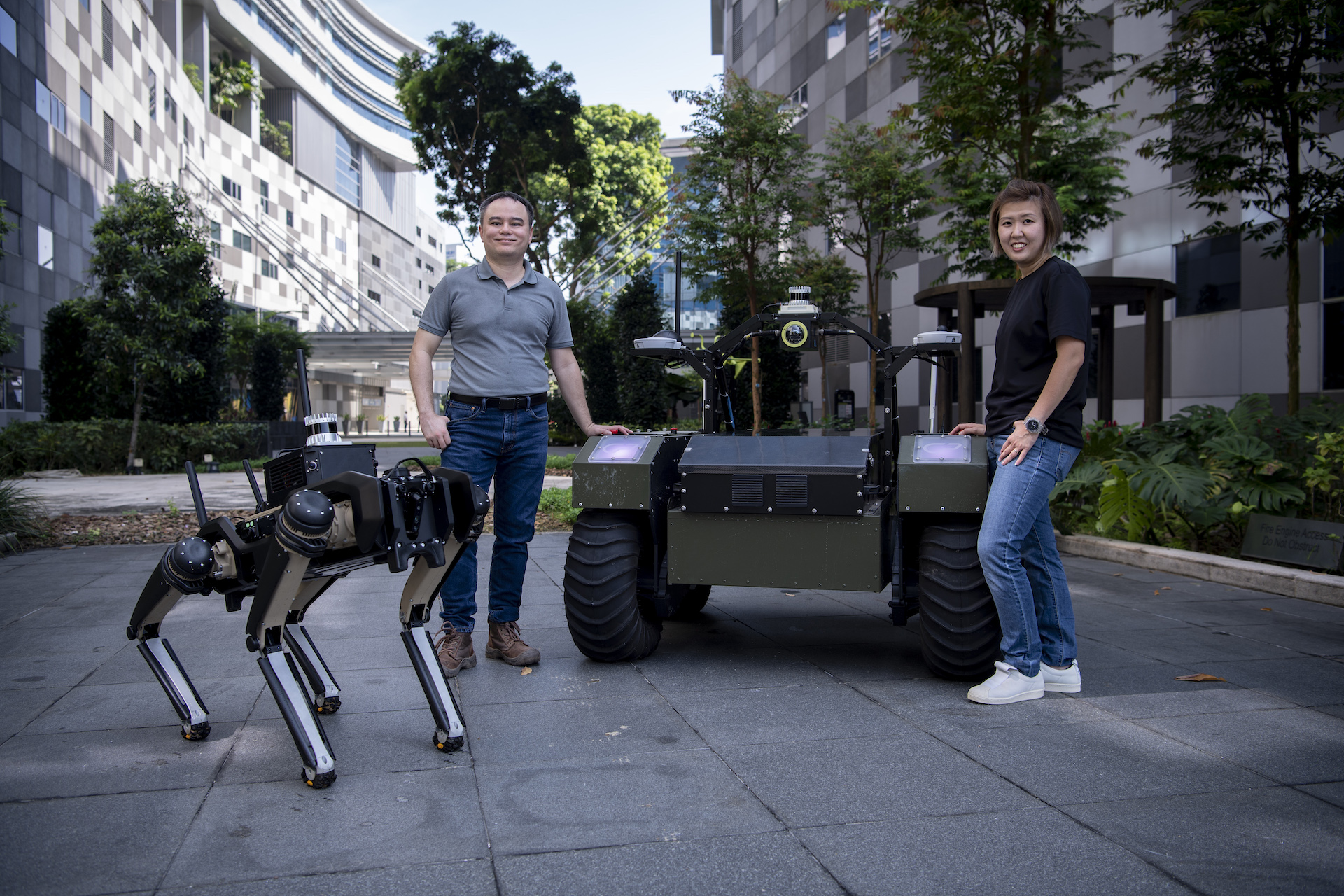 DSO's Robot "Dogs" Lead the Way