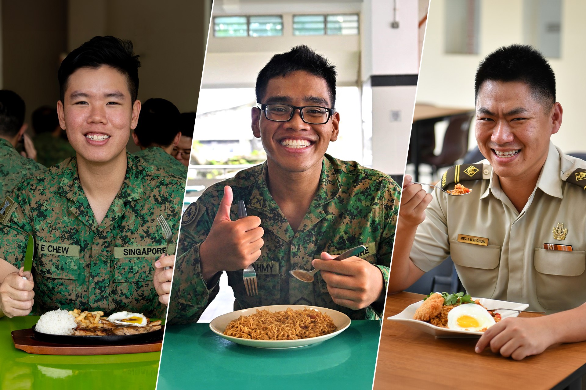Chow down at camp canteens