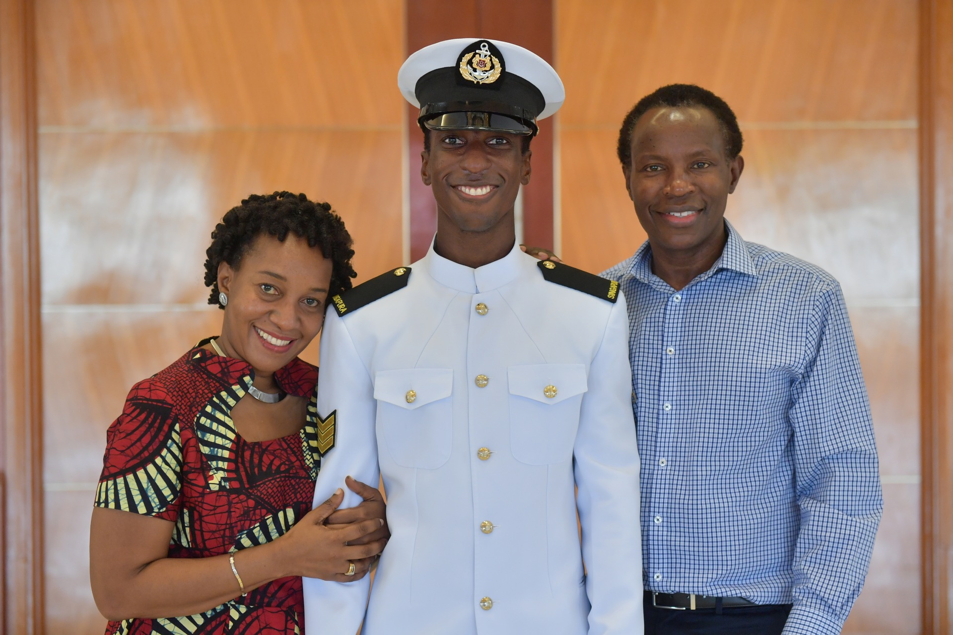 First African-Singaporean naval diver trainee