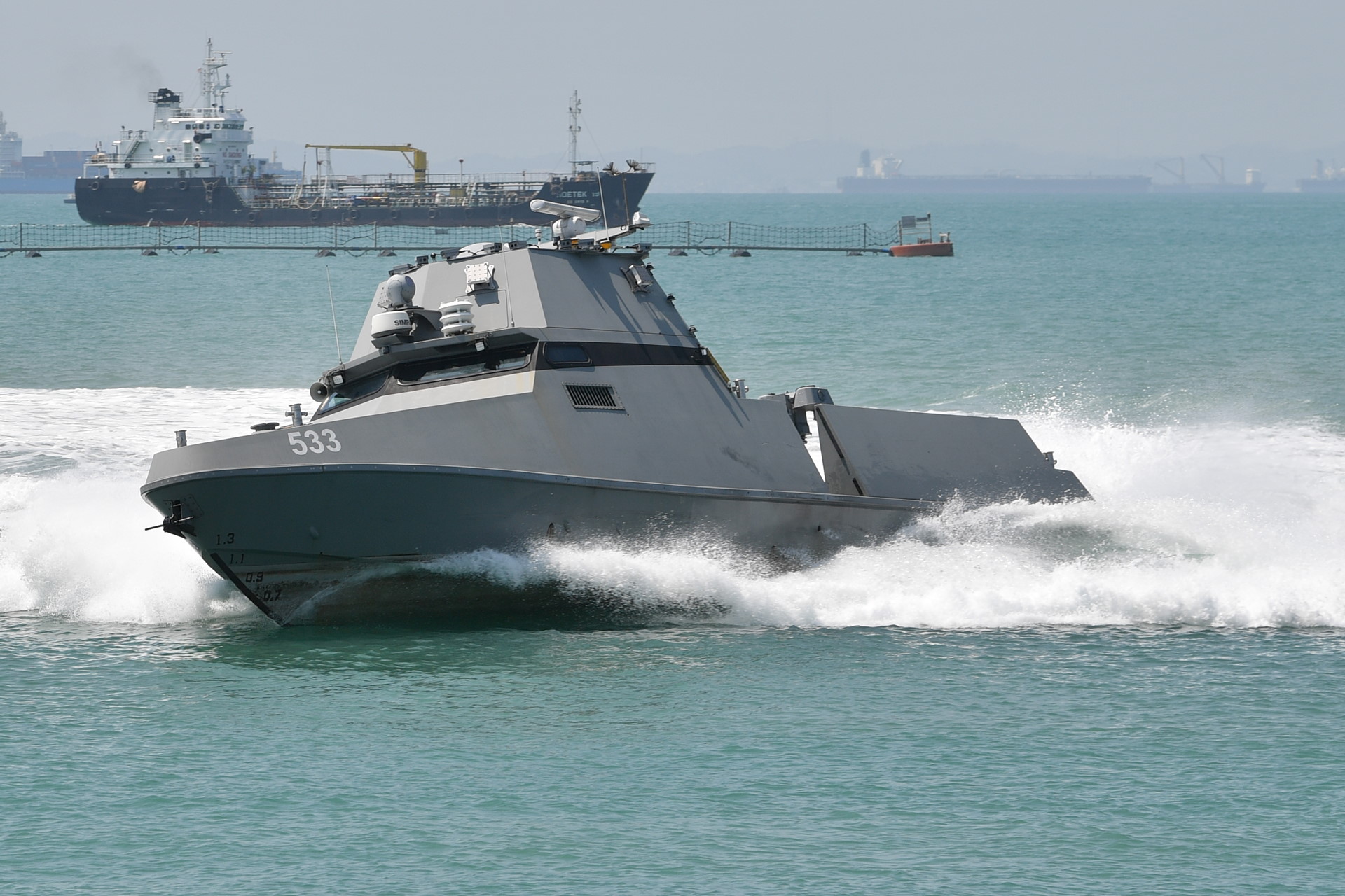 Self-driving unmanned vessels to patrol S'pore waters