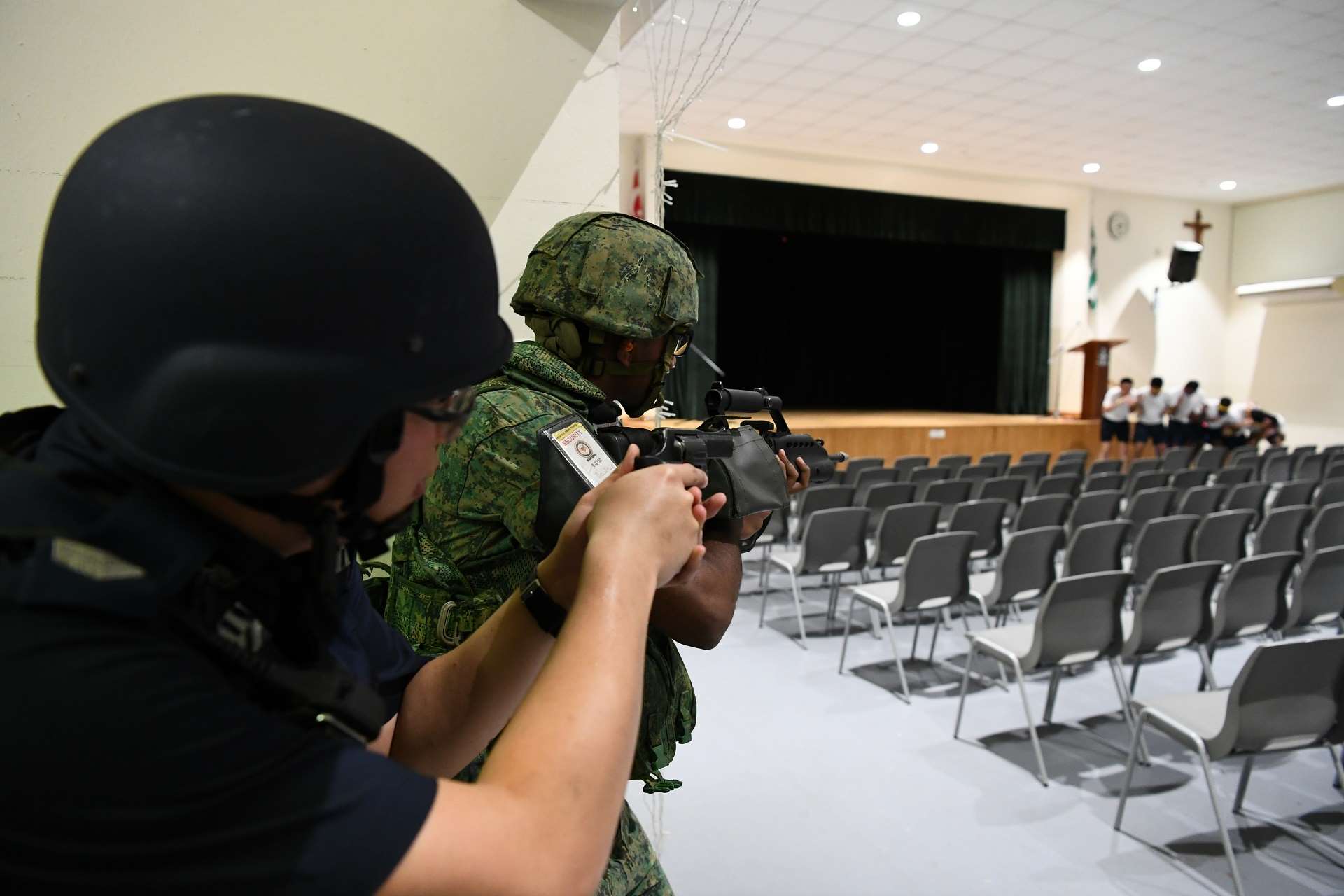 SAF, SPF in joint counter-terrorism exercise