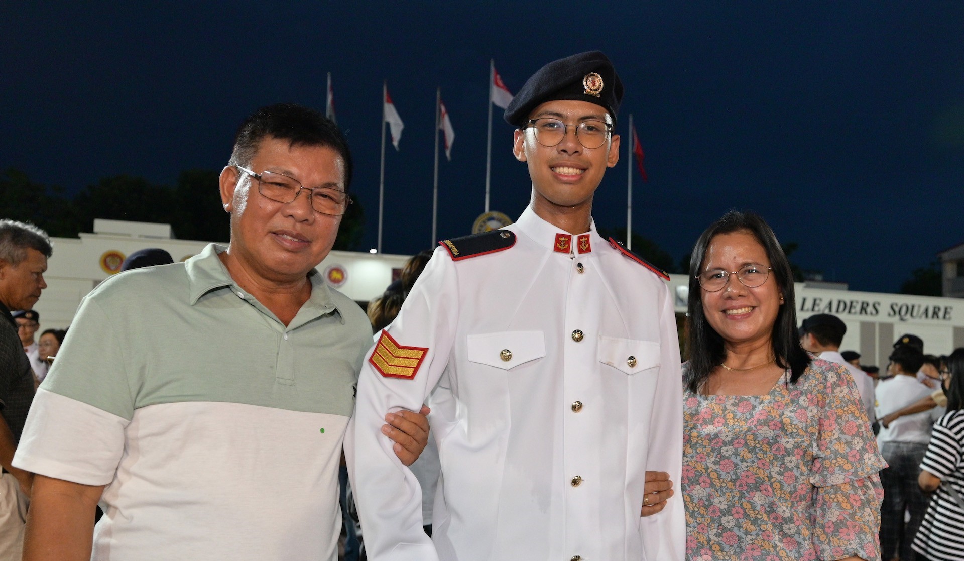 First in family to enlist, learning to lead