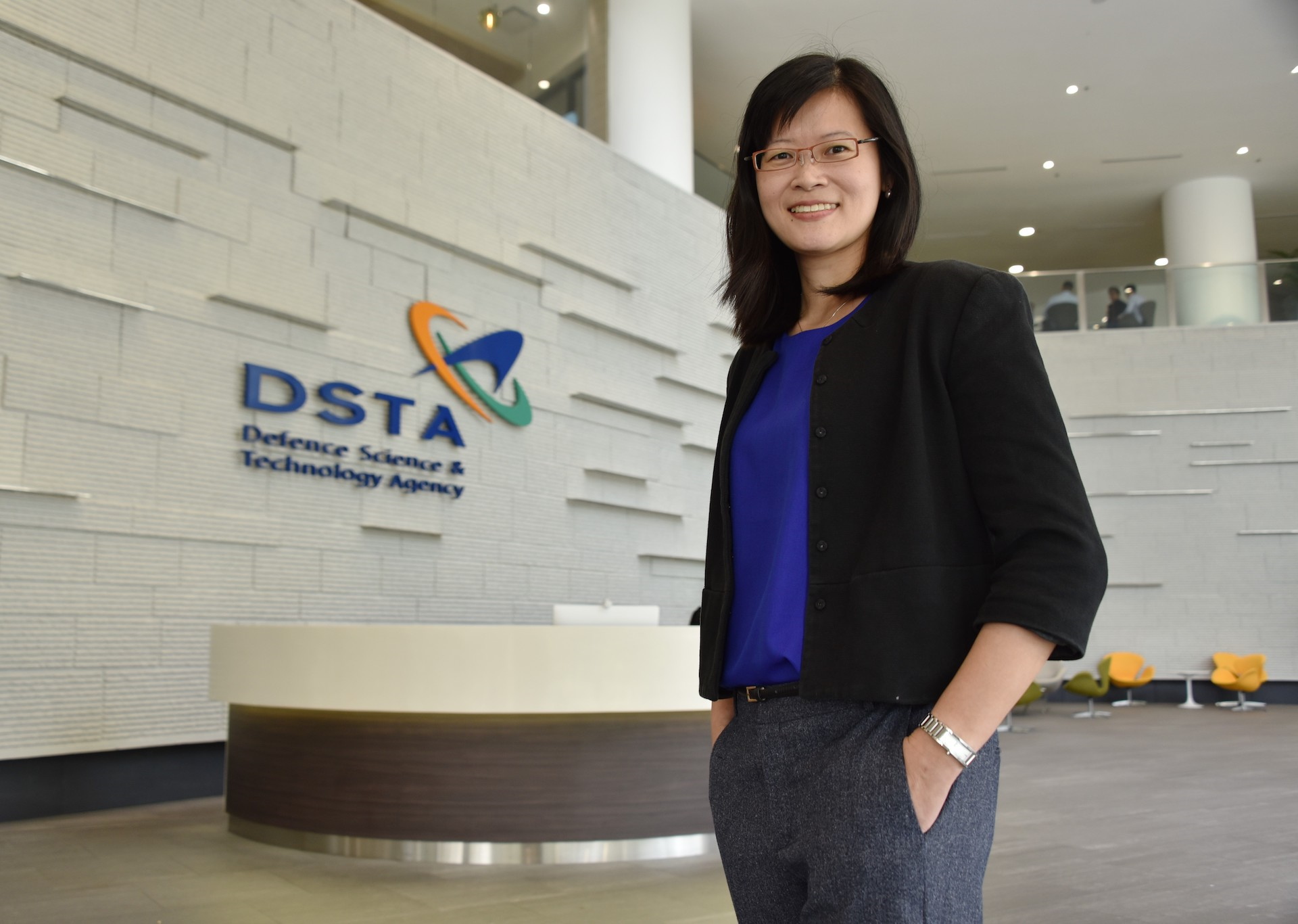 She's a leader in Spore's defence tech community